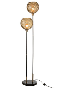 Base Floorlamp Bollie Steel/Marble Black