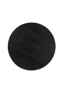 Side table 60x36 cm BICABA wood black
