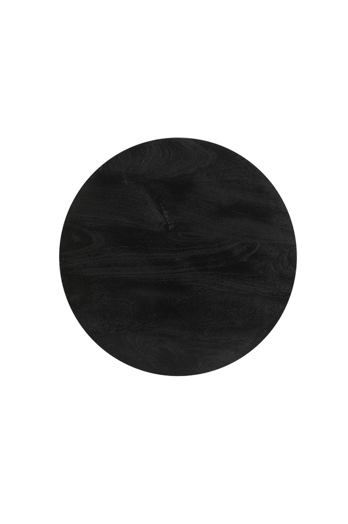 Side table 50x55 cm BICABA wood black