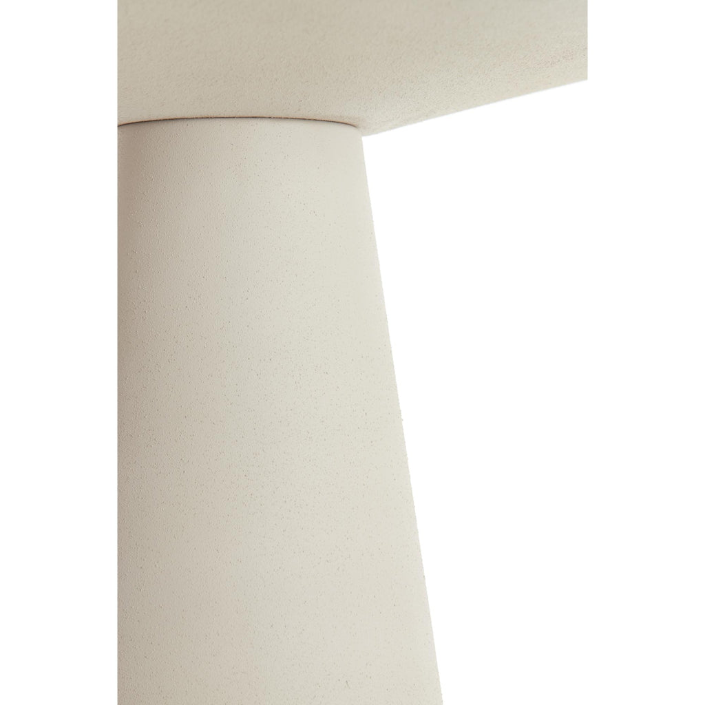 Bijzettafel Abala - Crème - 28x28x53cm