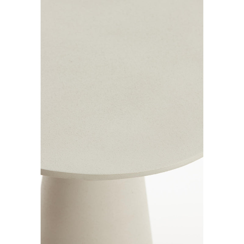 Bijzettafel Abala - Crème - 28x28x53cm