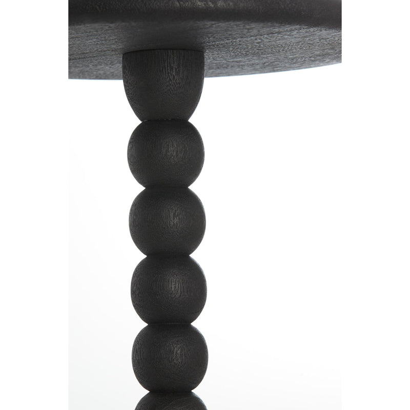 Bijzettafel Veglio - Mat zwart - Ø35cm