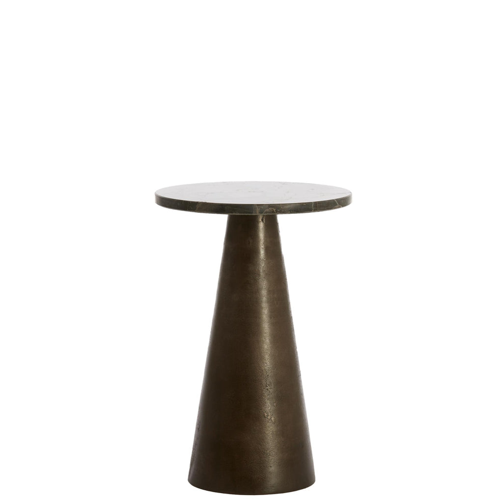 Bijzettafel Ynez - Bruin - 29x29x43cm