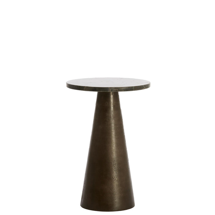 Bijzettafel Ynez - Bruin - 29x29x43cm