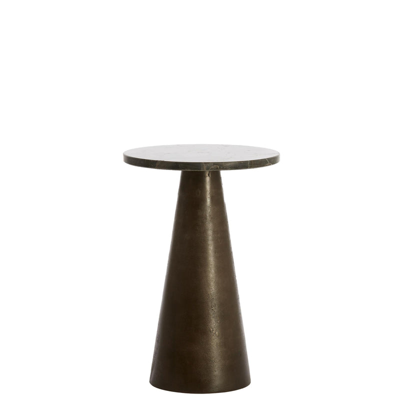 Bijzettafel Ynez - Bruin - 29x29x43cm