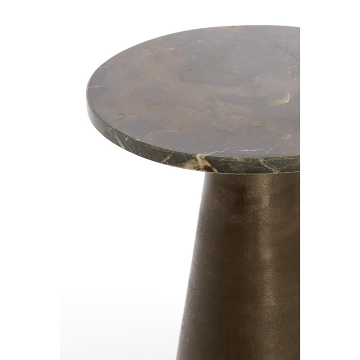 Bijzettafel Ynez - Bruin - 29x29x43cm