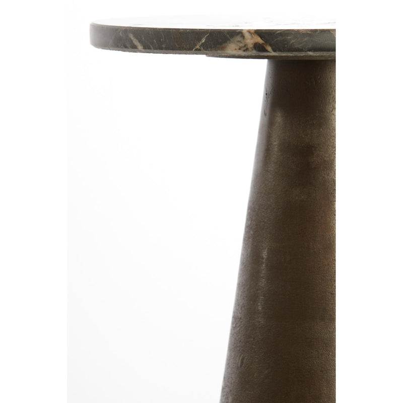 Bijzettafel Ynez - Bruin - 29x29x43cm
