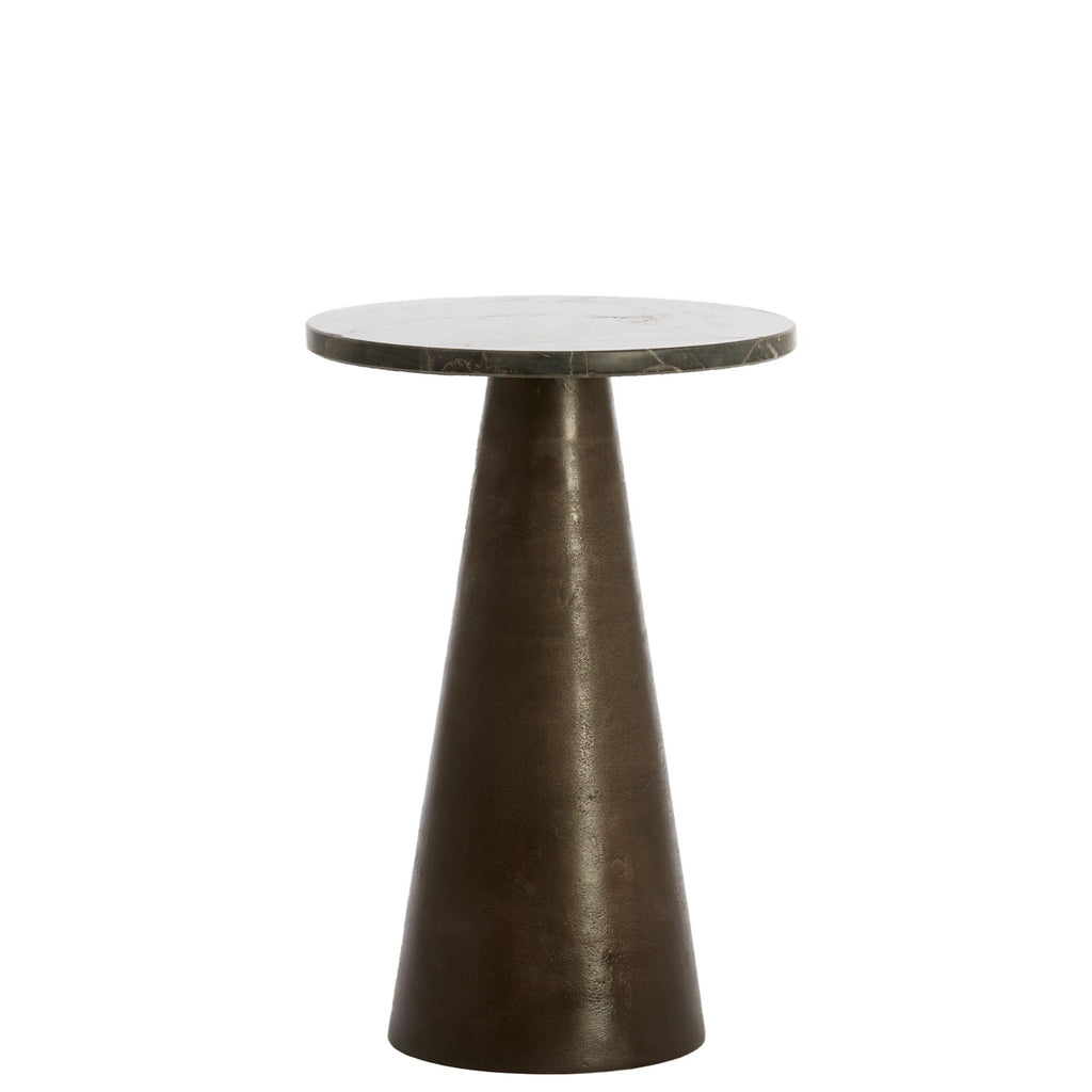 Bijzettafel Ynez - Bruin - 36x36x51cm
