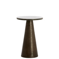 Bijzettafel Ynez - Bruin - 36x36x51cm