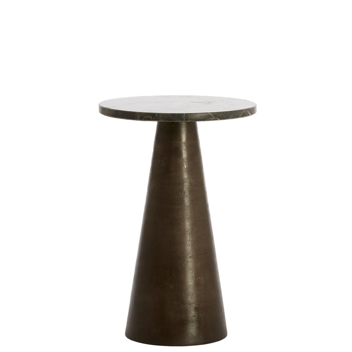 Bijzettafel Ynez - Bruin - 36x36x51cm