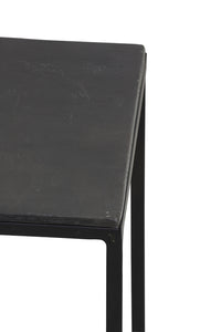 Pillar S/2 max 35x35x120 cm BOCA raw lead ant-matt black