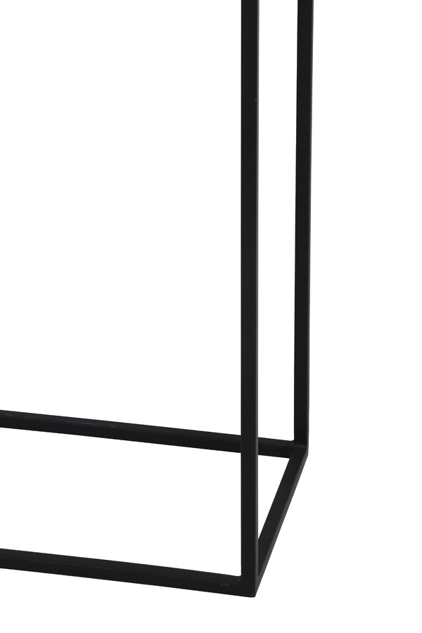 Pillar S/2 max 35x35x120 cm BOCA raw lead ant-matt black