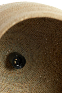 Hanging lamp 36x48 cm BOLSENA seagrass natural+cream