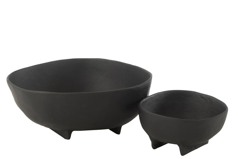 Bowl Goa Aluminium Black Large