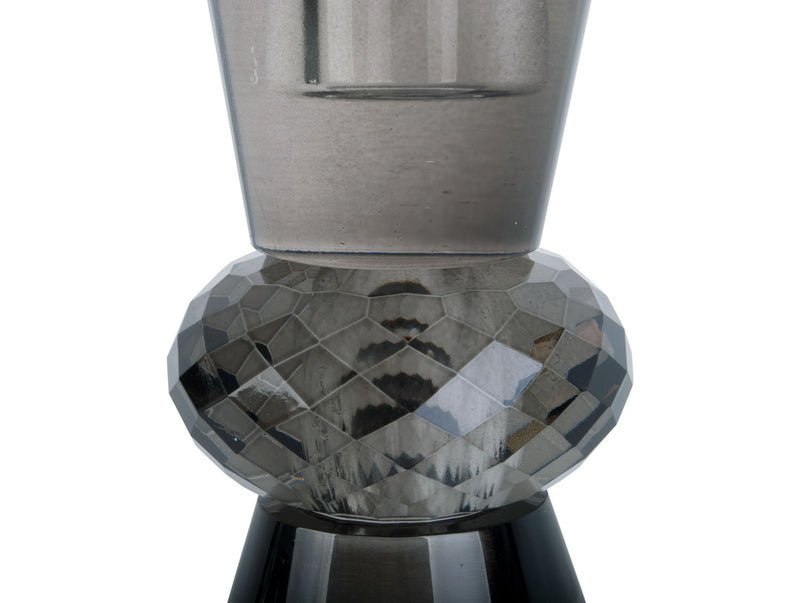Candle Holder  Crystal Art Duo Cone