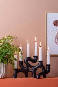 Candle Holder Swirls Large