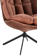 Afbeelding in Gallery-weergave laden, Chair Relax Cushion On Frame Textile/Metal Rust Brown
