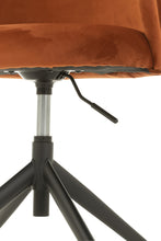 Afbeelding in Gallery-weergave laden, Chair Turn/Up/Down Velvet Dark Orange
