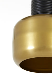 Hanging lamp 25x36 cm CHANIA matt black-antique bronze
