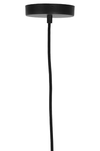 Hanging lamp 25x36 cm CHANIA matt black-antique bronze