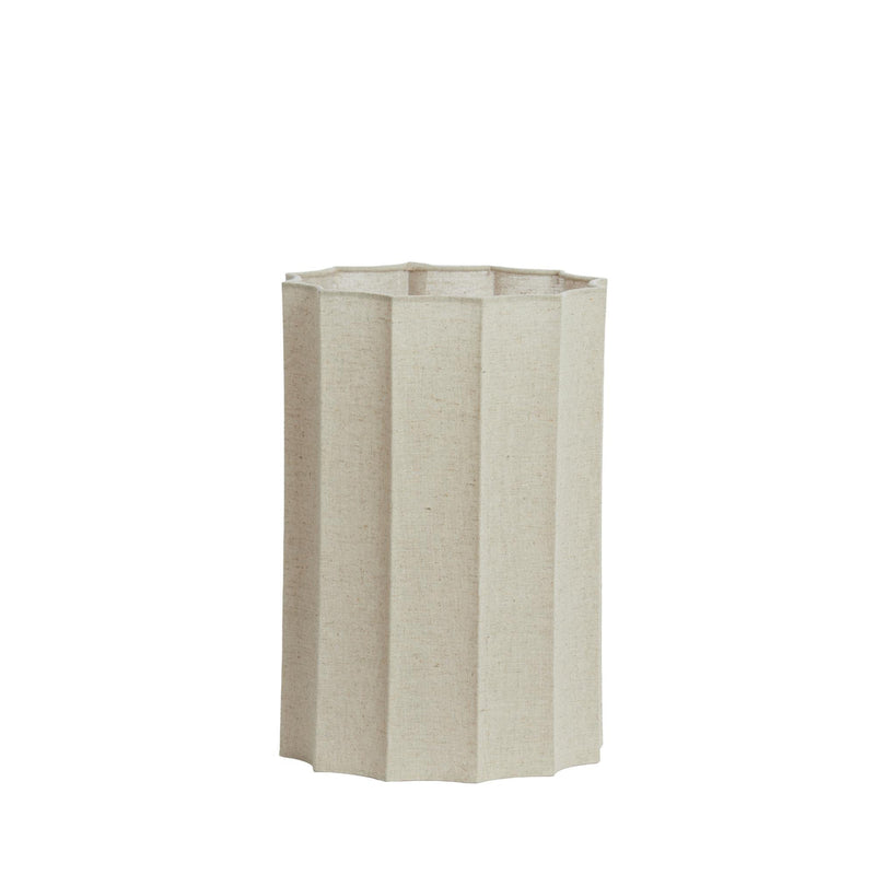 Cilinder lampenkap Disli - Lichtbruin - 24x24x35cm