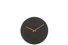 Afbeelding in Gallery-weergave laden, Clock Round Metal Black Small
