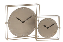 Afbeelding in Gallery-weergave laden, Clock Square Floating Iron Silver Large
