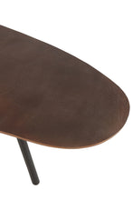 Afbeelding in Gallery-weergave laden, Coffee Table Drop Aluminium/Iron Brown Large
