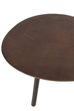 Afbeelding in Gallery-weergave laden, Coffee Table Drop Aluminium/Iron Brown Small
