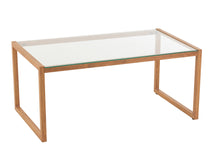 Afbeelding in Gallery-weergave laden, Coffee Table Rectangular Metal/Glass Natural
