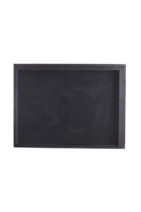 Wall ornament 80x8x60 cm COLINA wood matt black