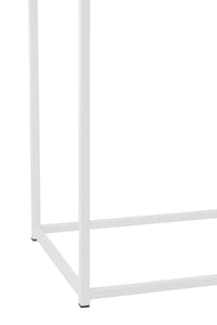 Console Zigzag Wood/Metal Natural/White