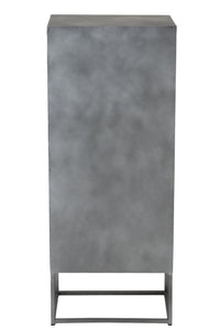 Cupboard Shanil 5 Drawers Wood/Iron Natural/Grey