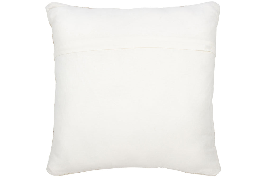 Cushion Ethnic Cross Wool/Cotton Cream/Beige