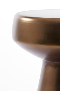 Side table 38x42 cm DAKWA shiny brown bronze