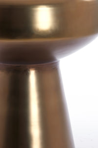 Side table 38x42 cm DAKWA shiny brown bronze