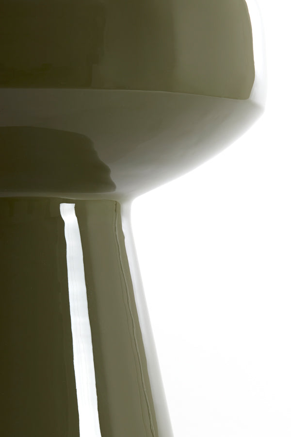 Side table 38x42 cm DAKWA shiny dark olive green
