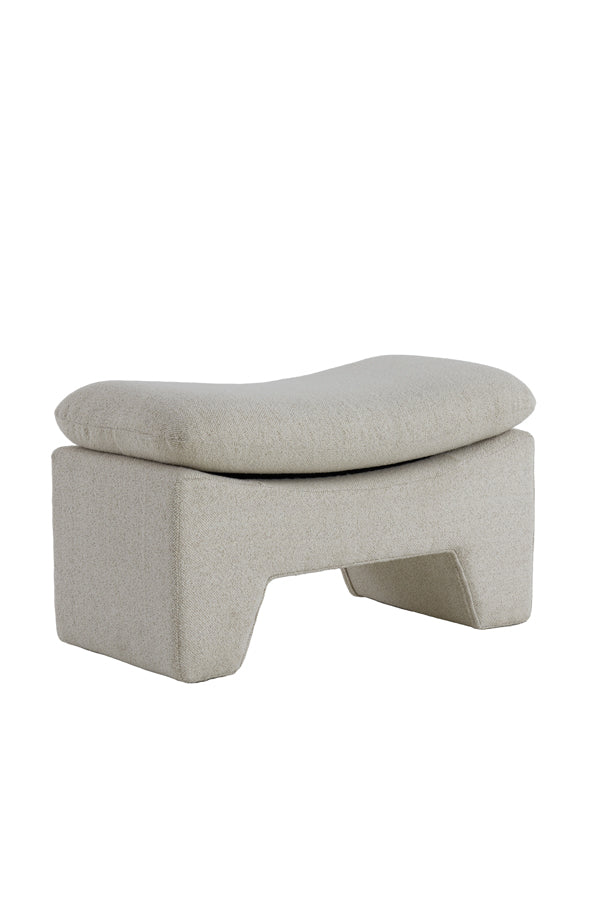 Poef 80x40x48,5 cm DASHA beige