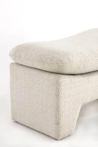 Poef 80x40x48,5 cm DASHA beige