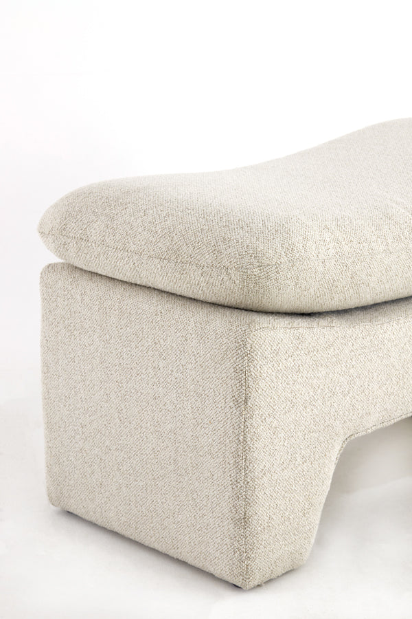Poef 80x40x48,5 cm DASHA beige