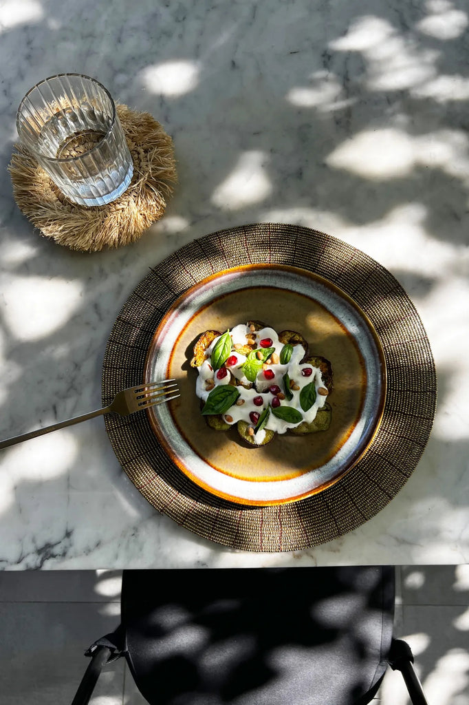 De Placemat met Kralen - Goud
