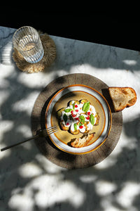 De Placemat met Kralen - Goud