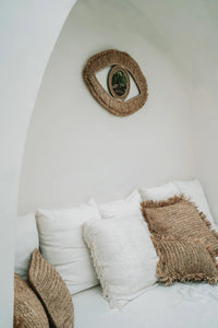De Raffia Oogspiegel - Naturel - M