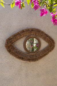 De Raffia Oogspiegel - Naturel - M