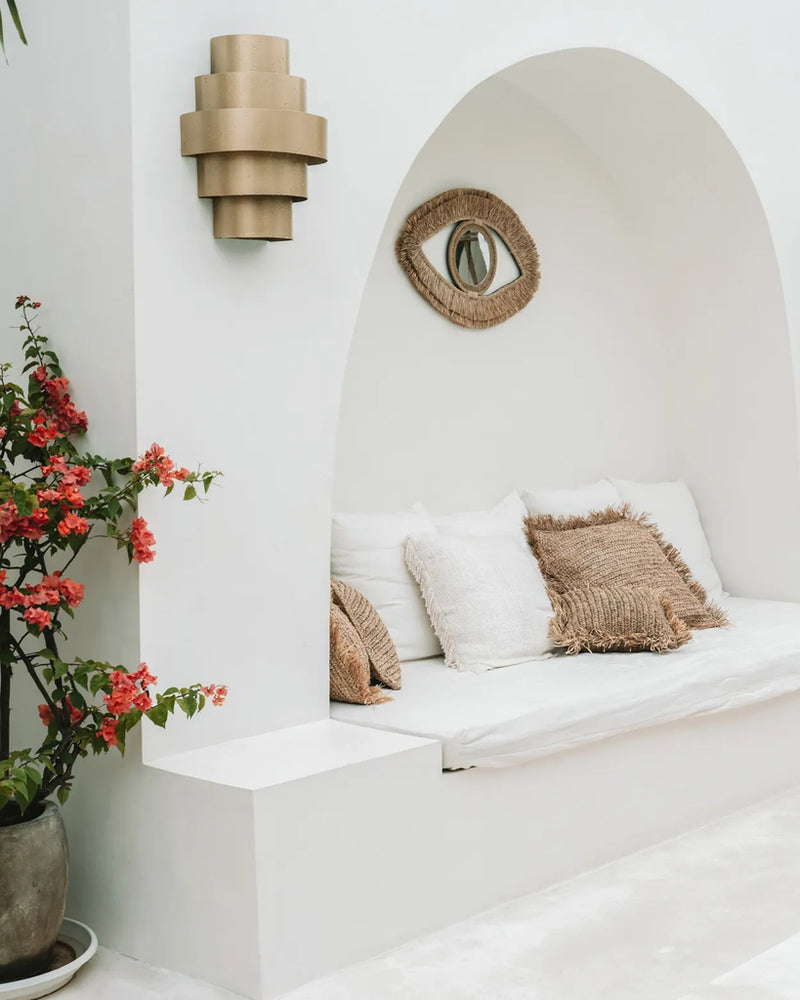 De Raffia Oogspiegel - Naturel - M