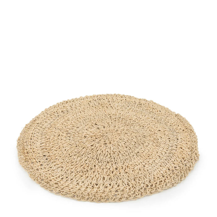 De Zeegras Placemat Rond - Naturel