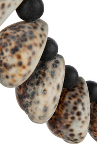 Decoration On Stand Shell Black