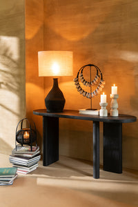 Decoration On Stand Shell Black