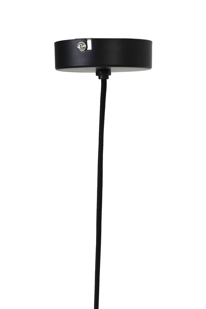 Hanging lamp 25x24 cm DELILO glass amber+antique bronze