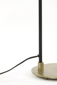 Desk lamp 22x20x55 cm BRAJA matt black-antique bronze
